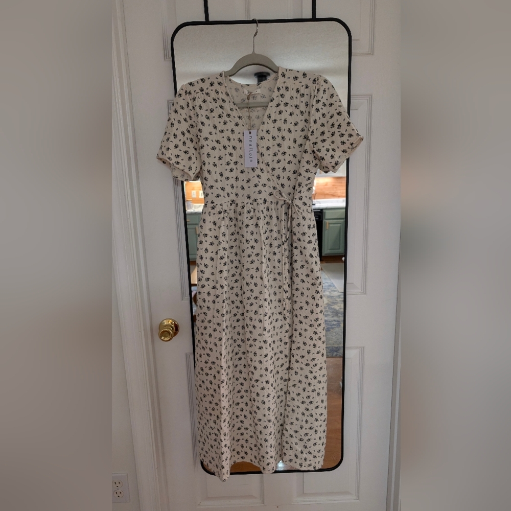 Floral Wrap Dress
